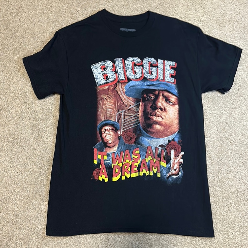 The Notorious B.I.G. black graphic T-shirt size Medium